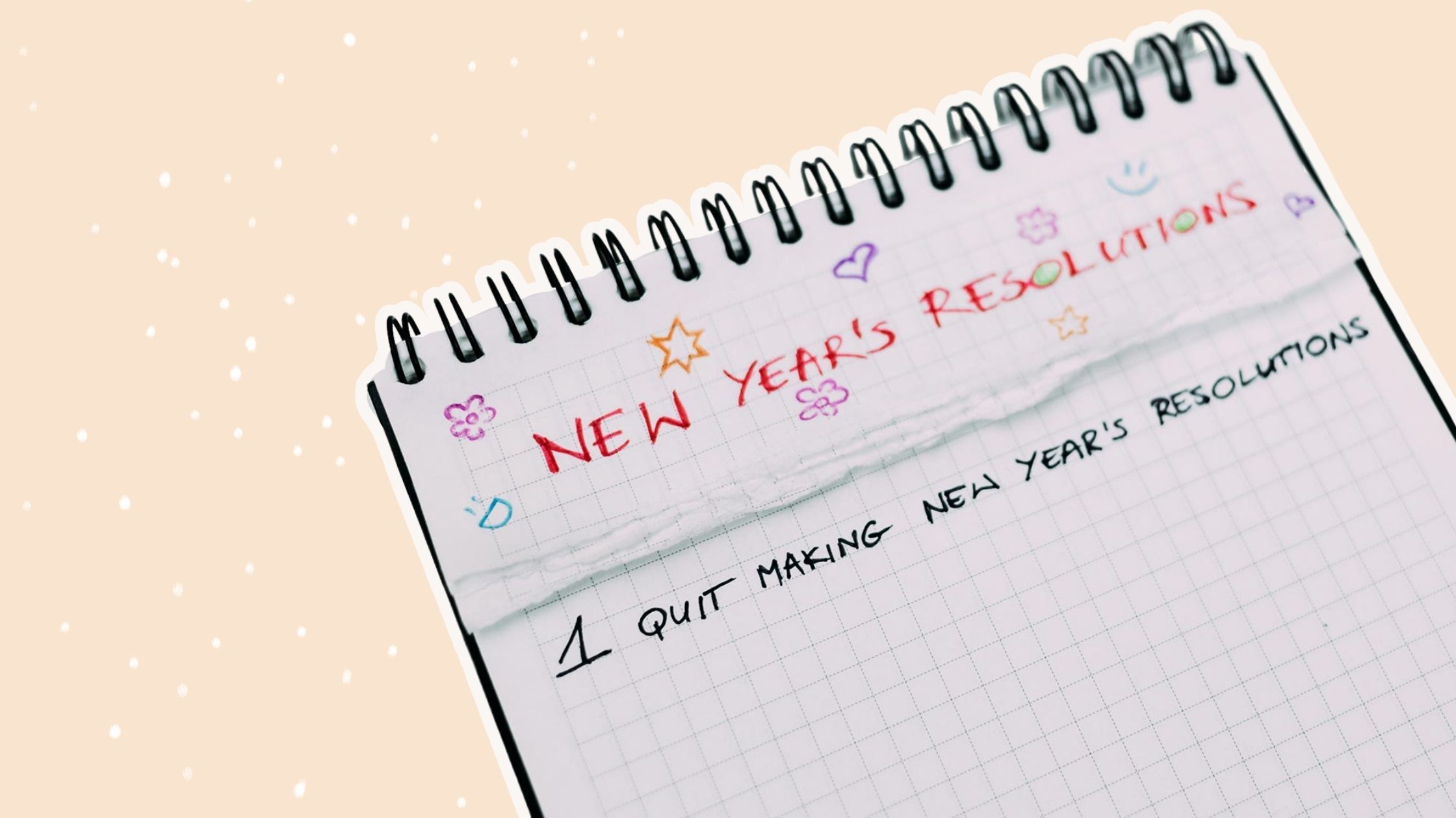 Ditch the diet new year’s resolutions and do this instead. Image: Unsplash
