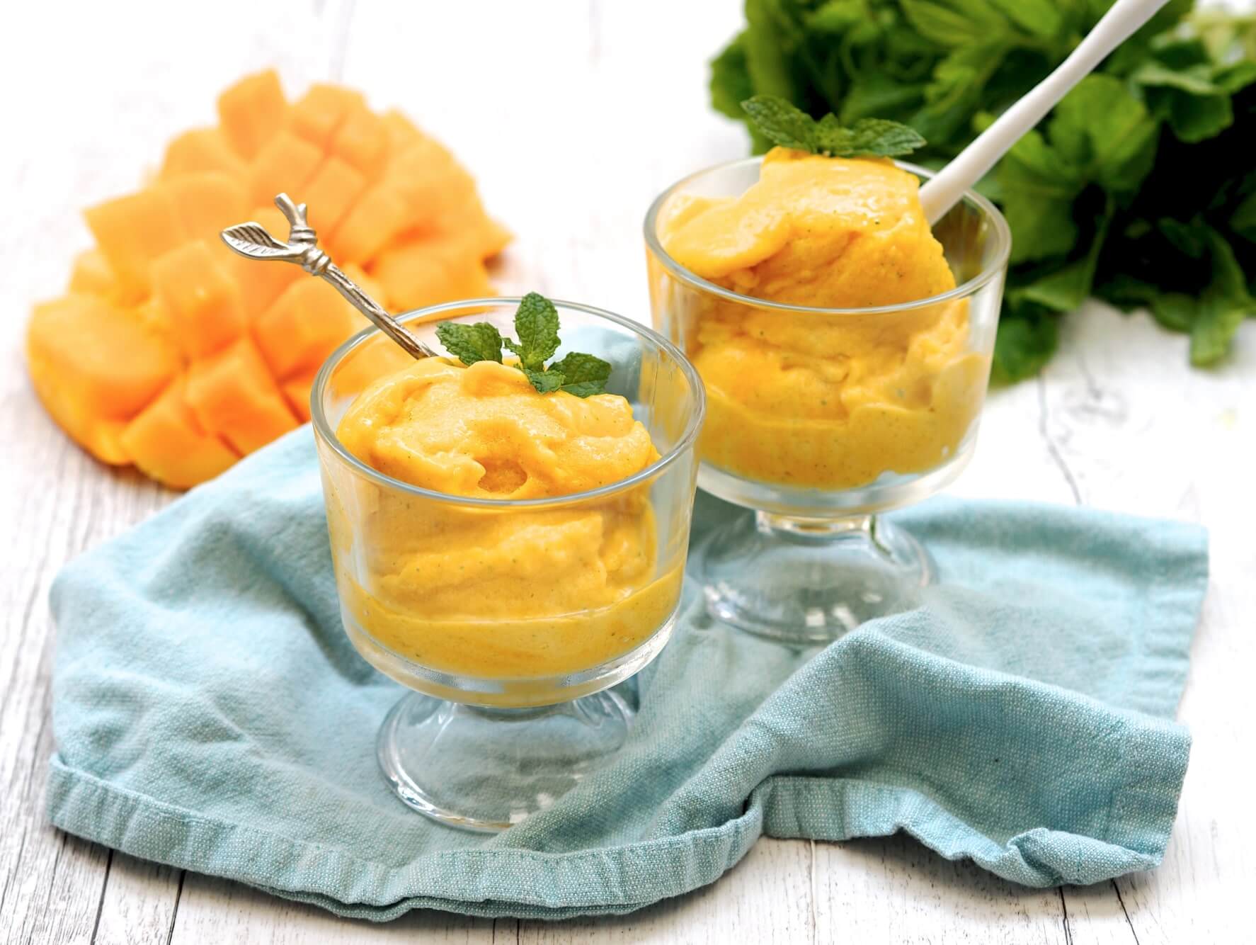 Mango Sorbet One Ingredient Ice Cream Lyndi Cohen,Country Ribs In Oven Fast