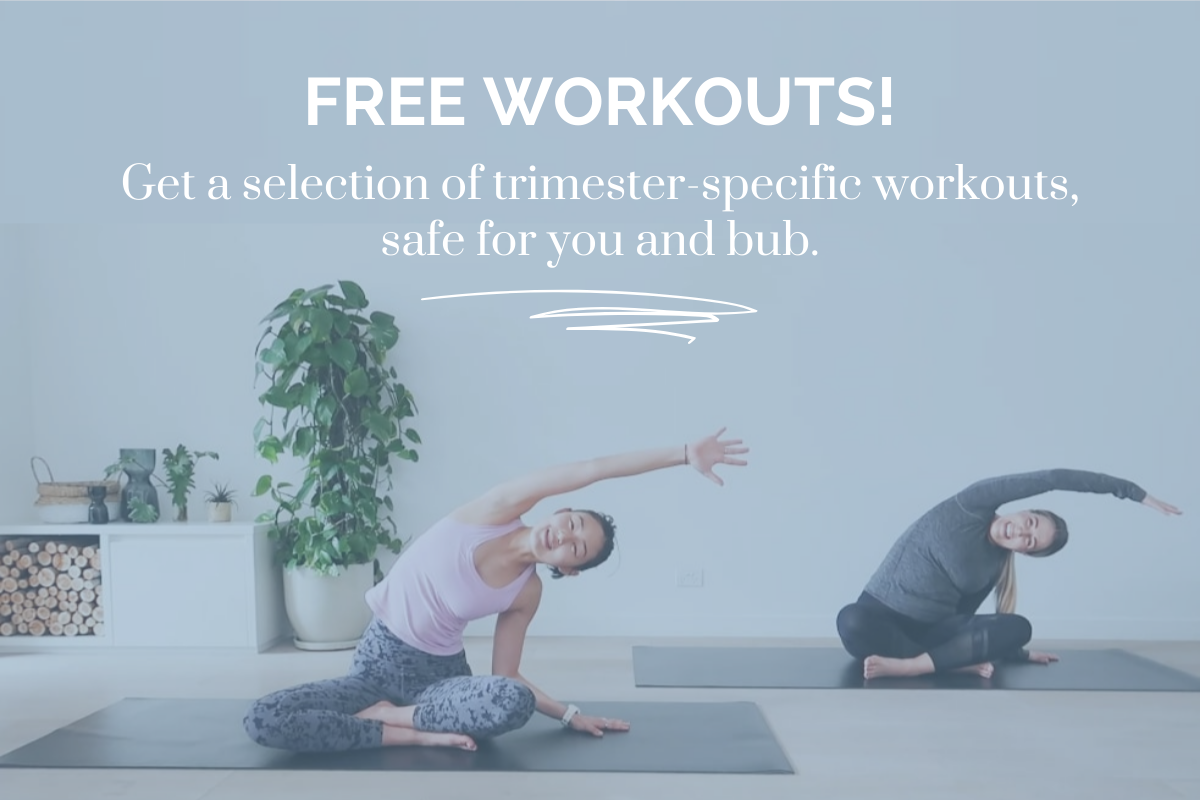 Want some FREE, trimester-specific workouts? Click HERE to get started. 