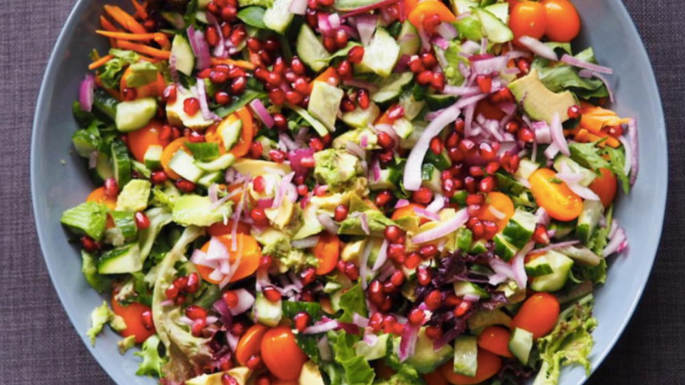 Summer Rainbow Salad. It'll colour you and your guests happy. Image: Lyndi Cohen