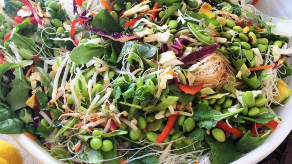 Zesty Thai Noodle Salad. A no-cook, no brainer. Image: Lyndi Cohen